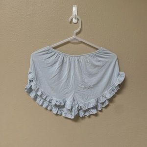 Light Blue Brandy Melville Flowy Shorts